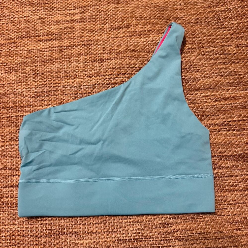 Fabletics One Shoulder Reversible Sports Bra Small